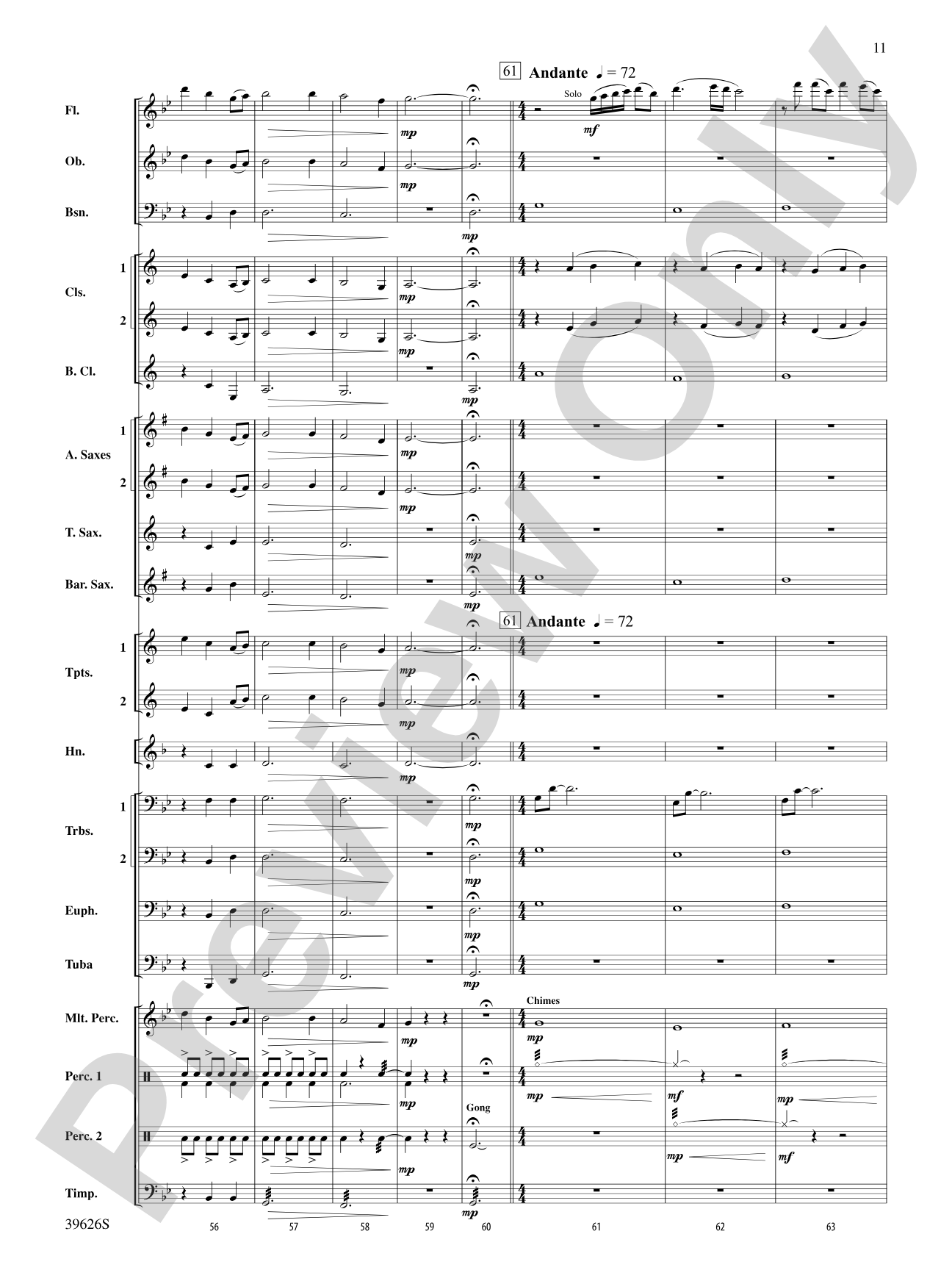 Whiteleaf Hill: Concert Band Conductor Score & Parts