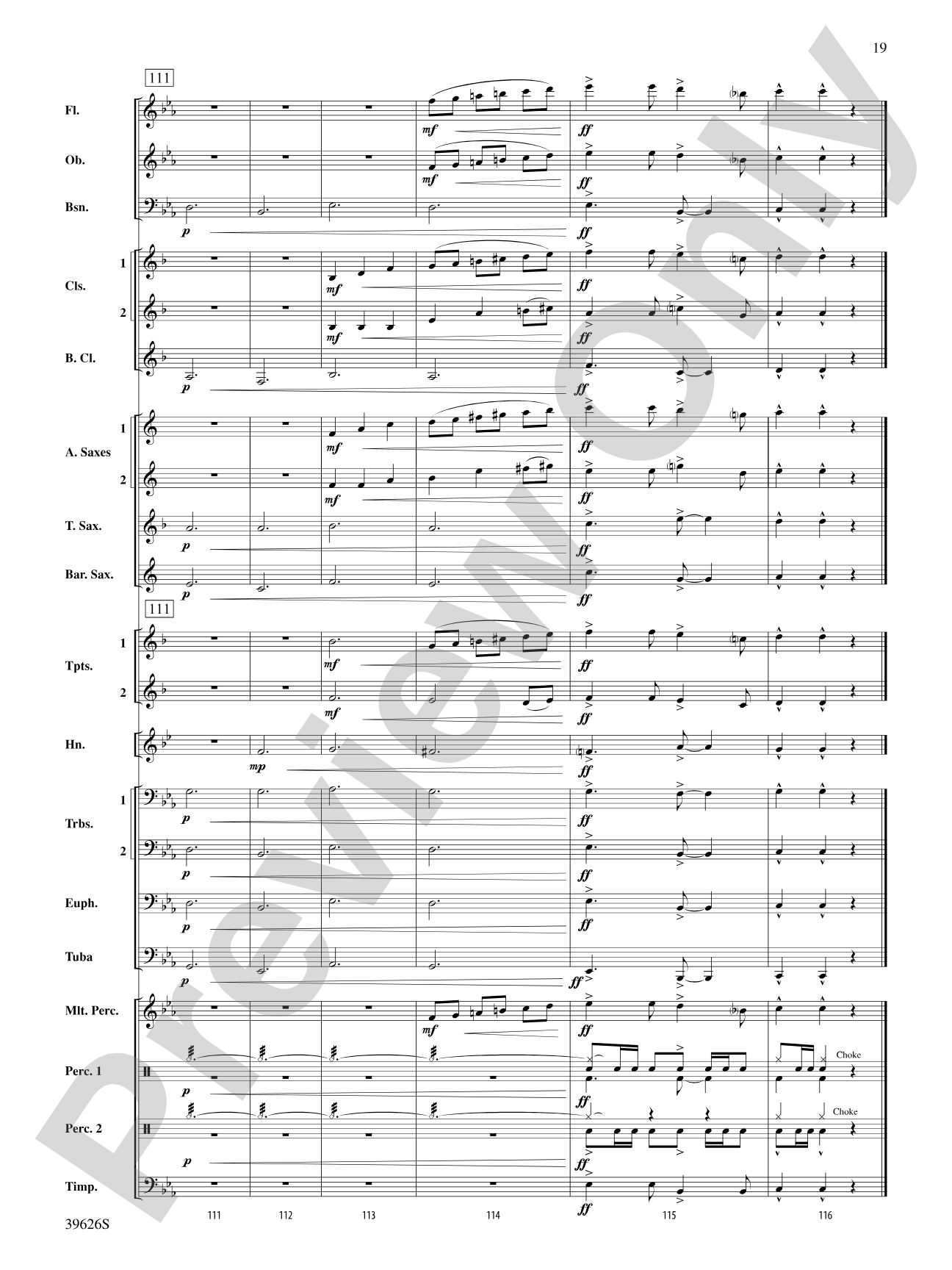 Whiteleaf Hill: Concert Band Conductor Score & Parts