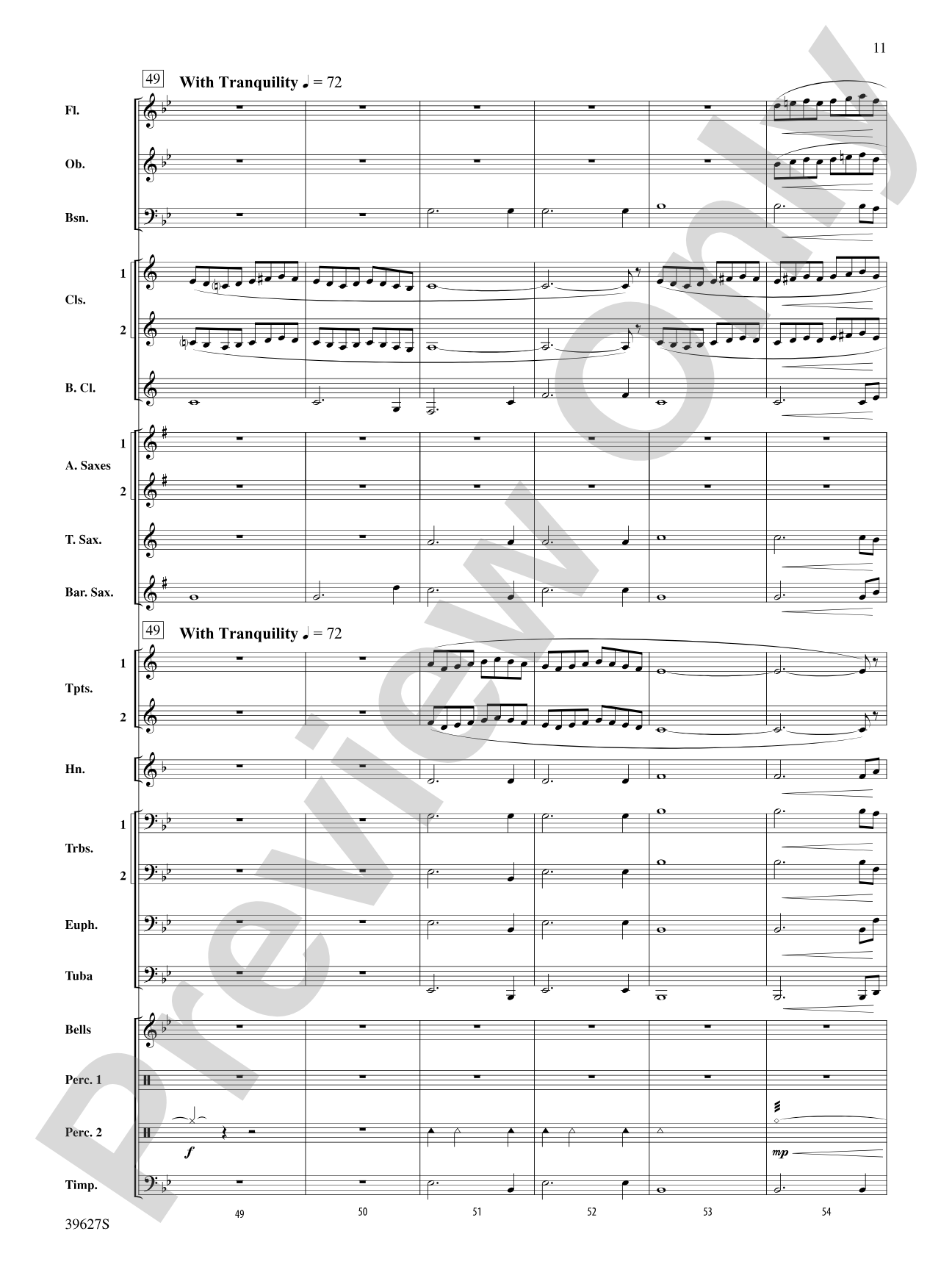 Flash Flood: Concert Band Conductor Score & Parts
