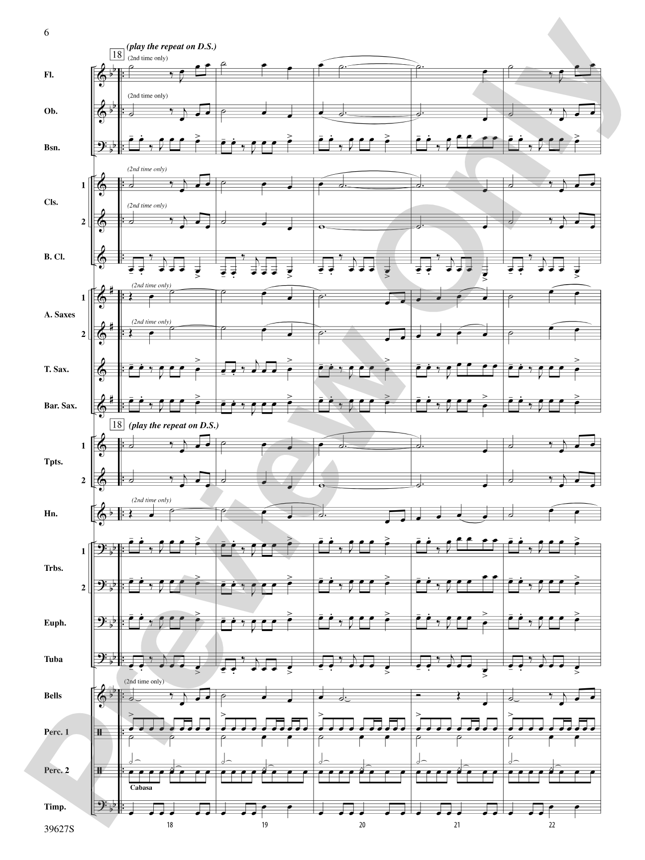 Flash Flood: Concert Band Conductor Score & Parts