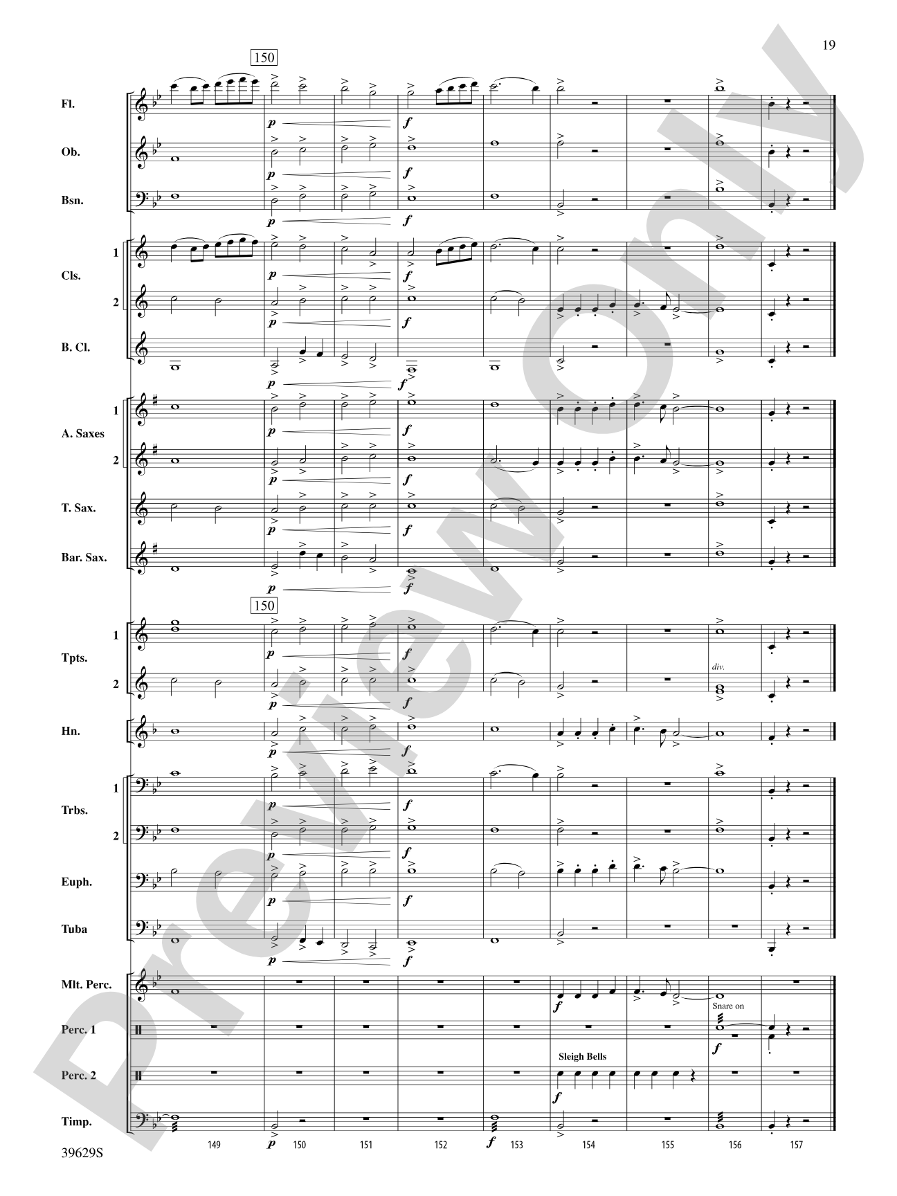 A Celebration of Carols: Concert Band Conductor Score & Parts
