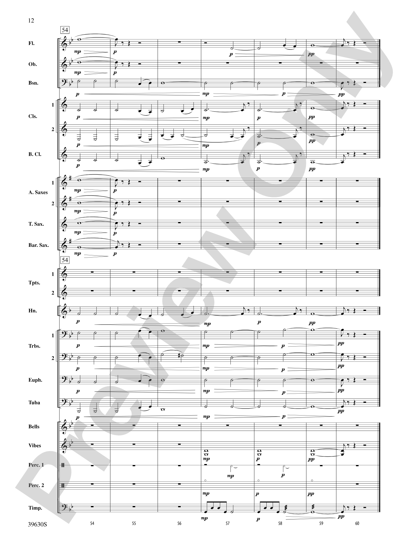 Fantasy on a Slavic Theme: Score