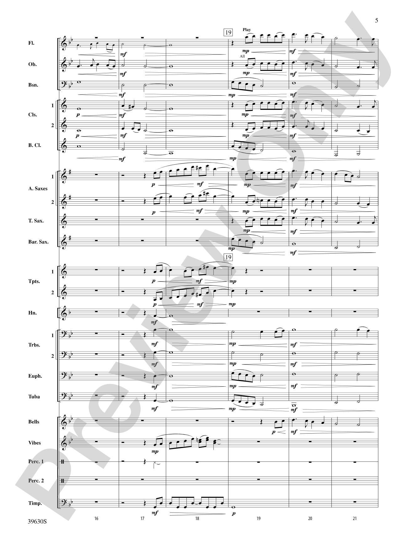 Fantasy on a Slavic Theme: Score