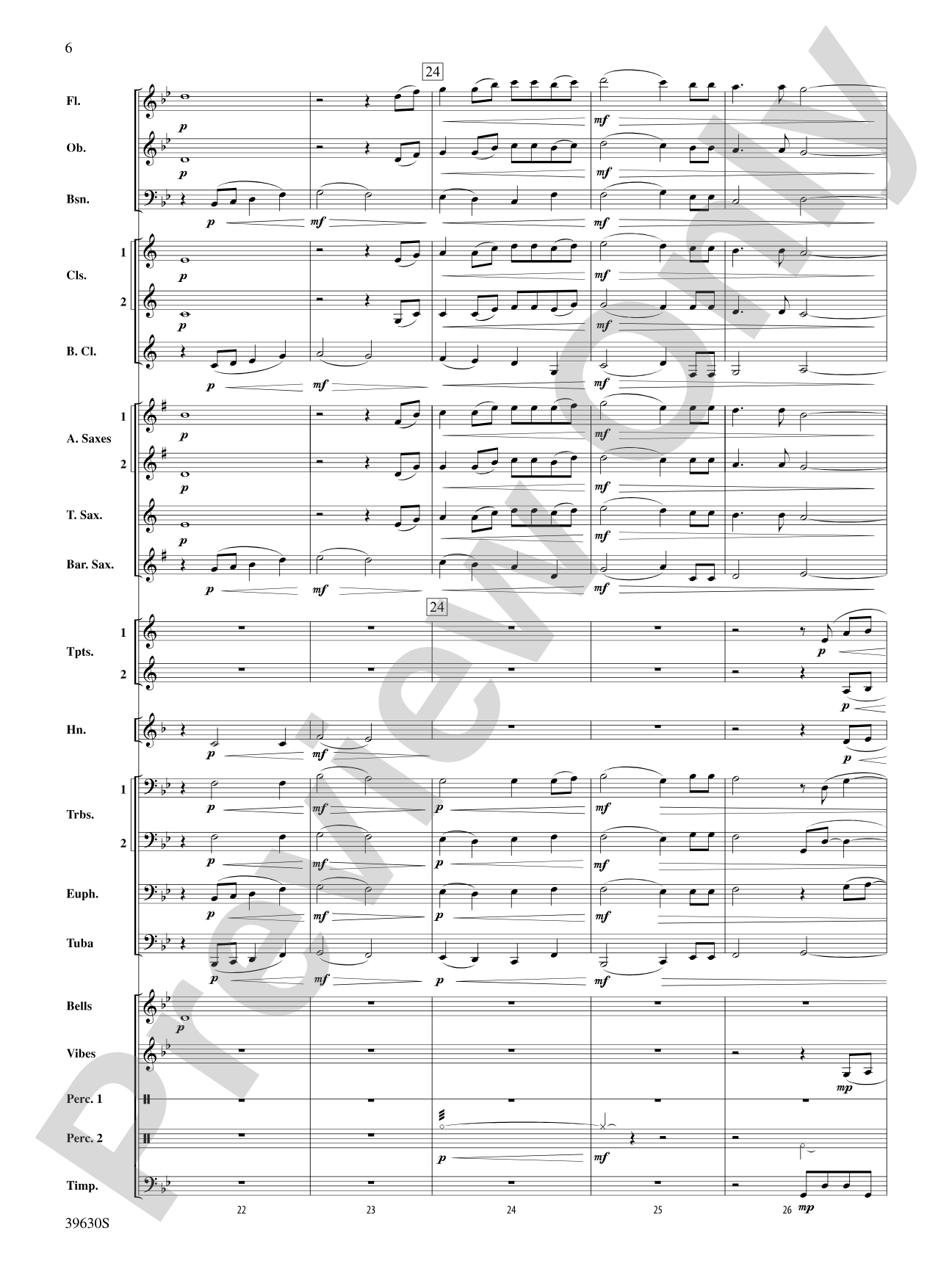 Fantasy on a Slavic Theme: Score