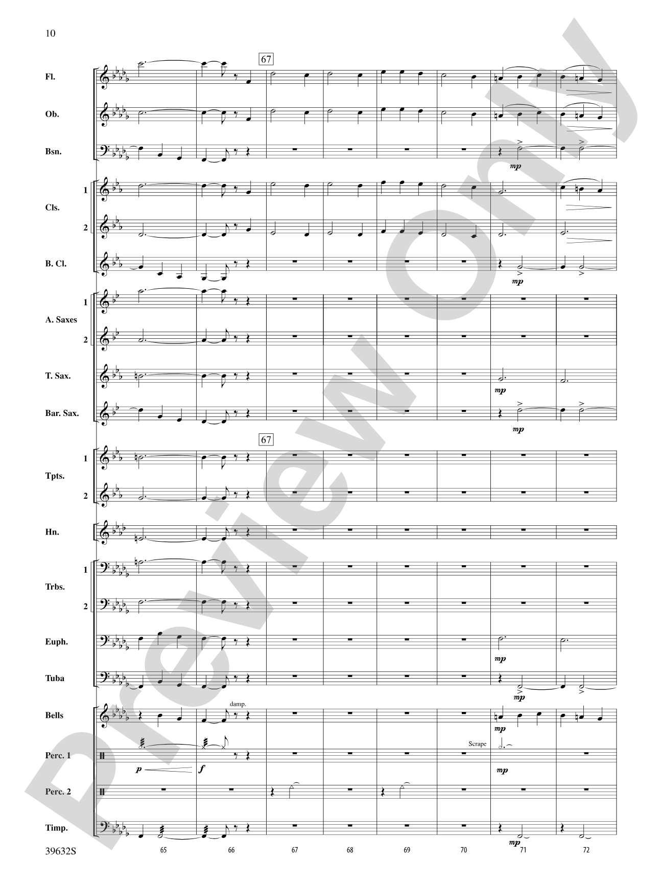 Avinu Malkeinu: Concert Band Conductor Score & Parts