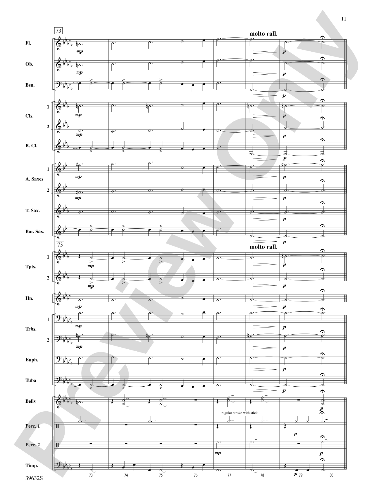 Avinu Malkeinu: Concert Band Conductor Score & Parts