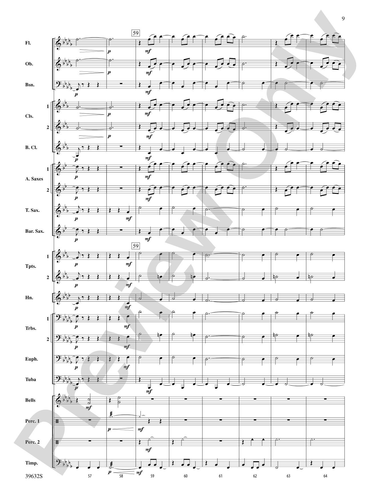 Avinu Malkeinu: Concert Band Conductor Score & Parts