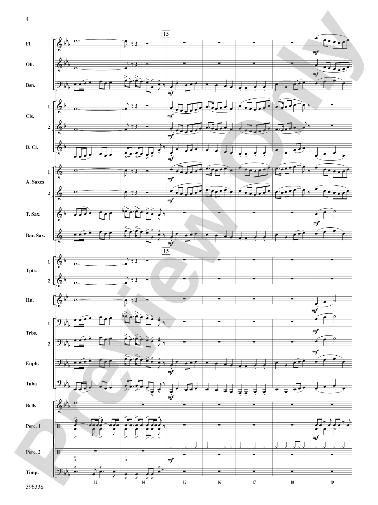 Rivanna River March: Concert Band Conductor Score & Parts