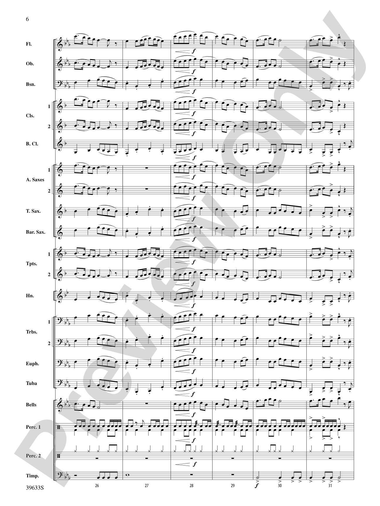 Rivanna River March: Concert Band Conductor Score & Parts