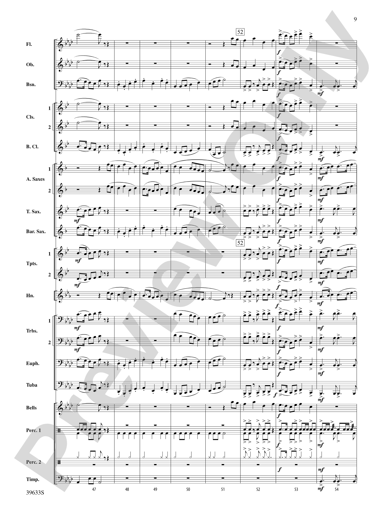 Rivanna River March: Concert Band Conductor Score & Parts
