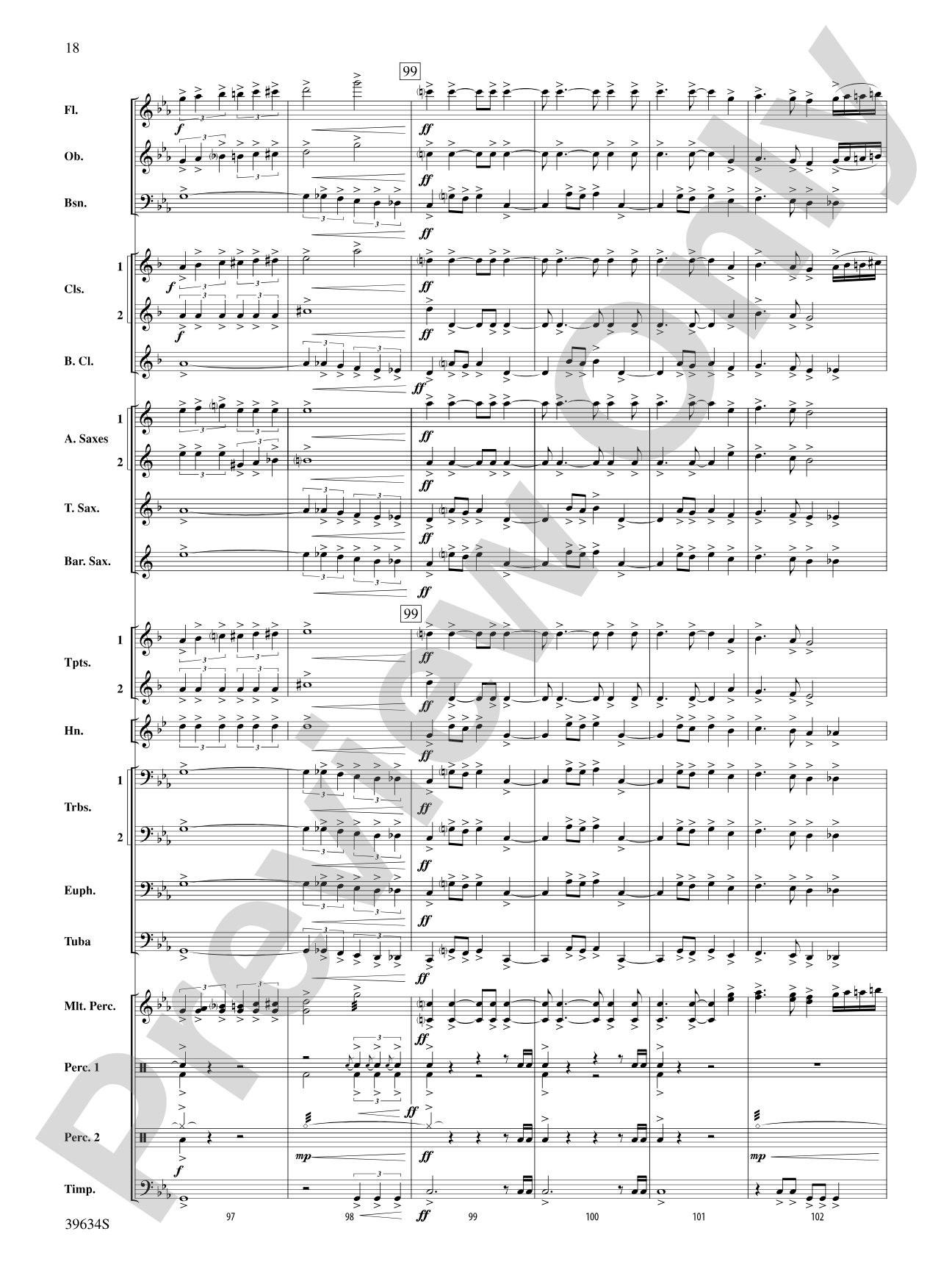 Counterbalance: Concert Band Conductor Score & Parts