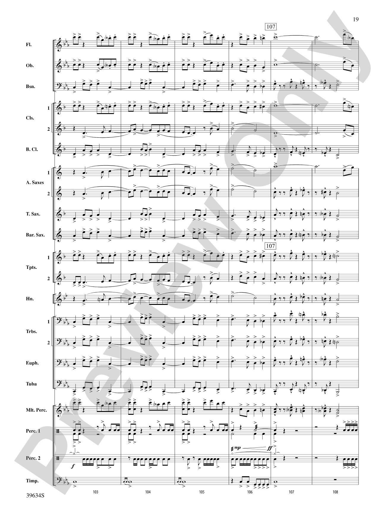 Counterbalance: Concert Band Conductor Score & Parts