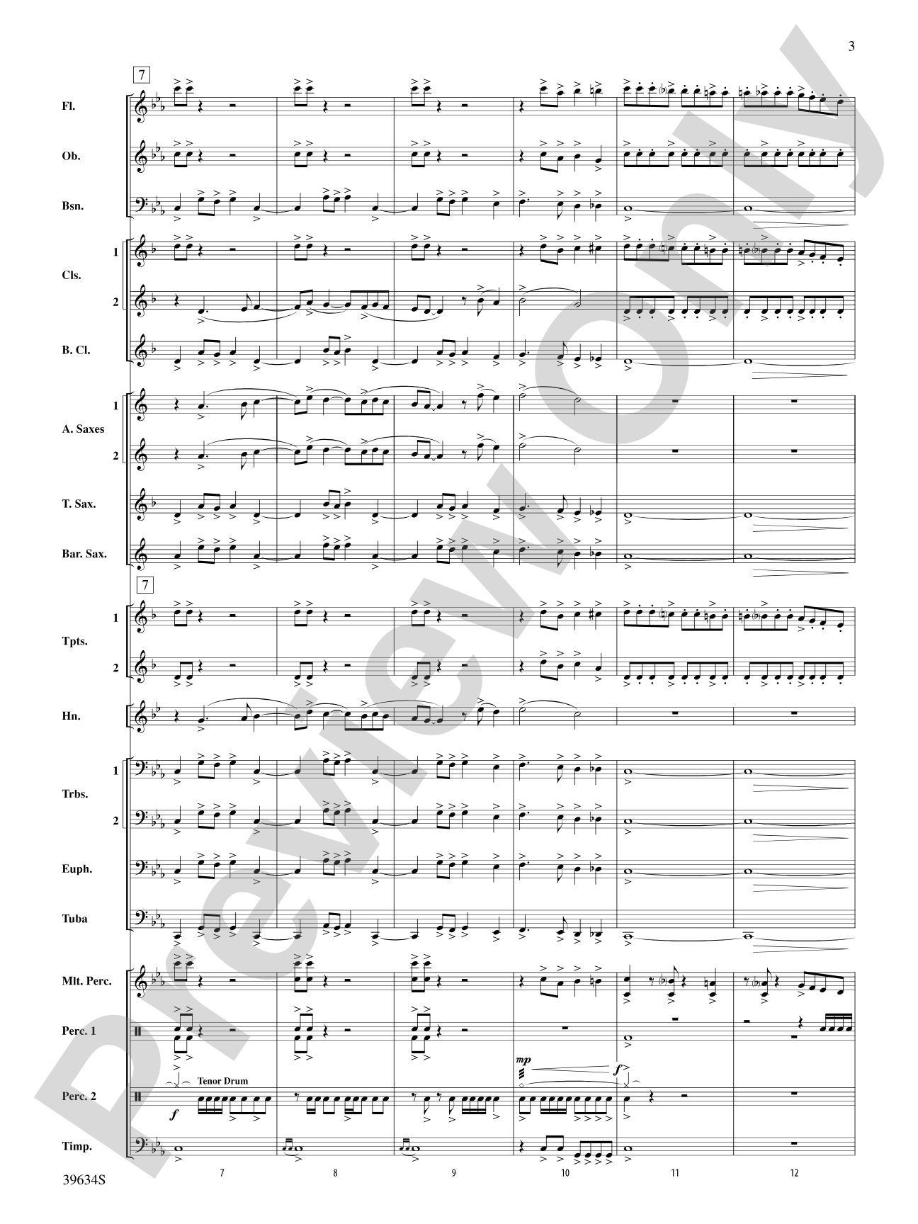 Counterbalance: Concert Band Conductor Score & Parts