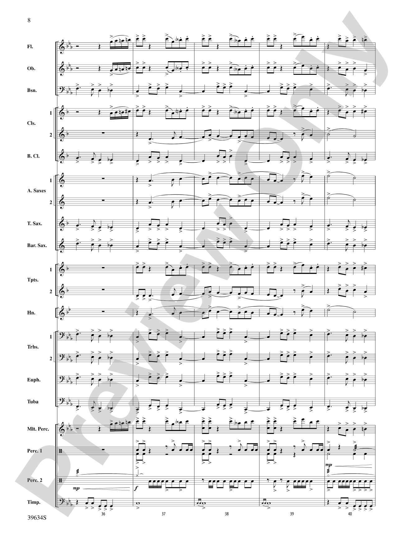 Counterbalance: Concert Band Conductor Score & Parts