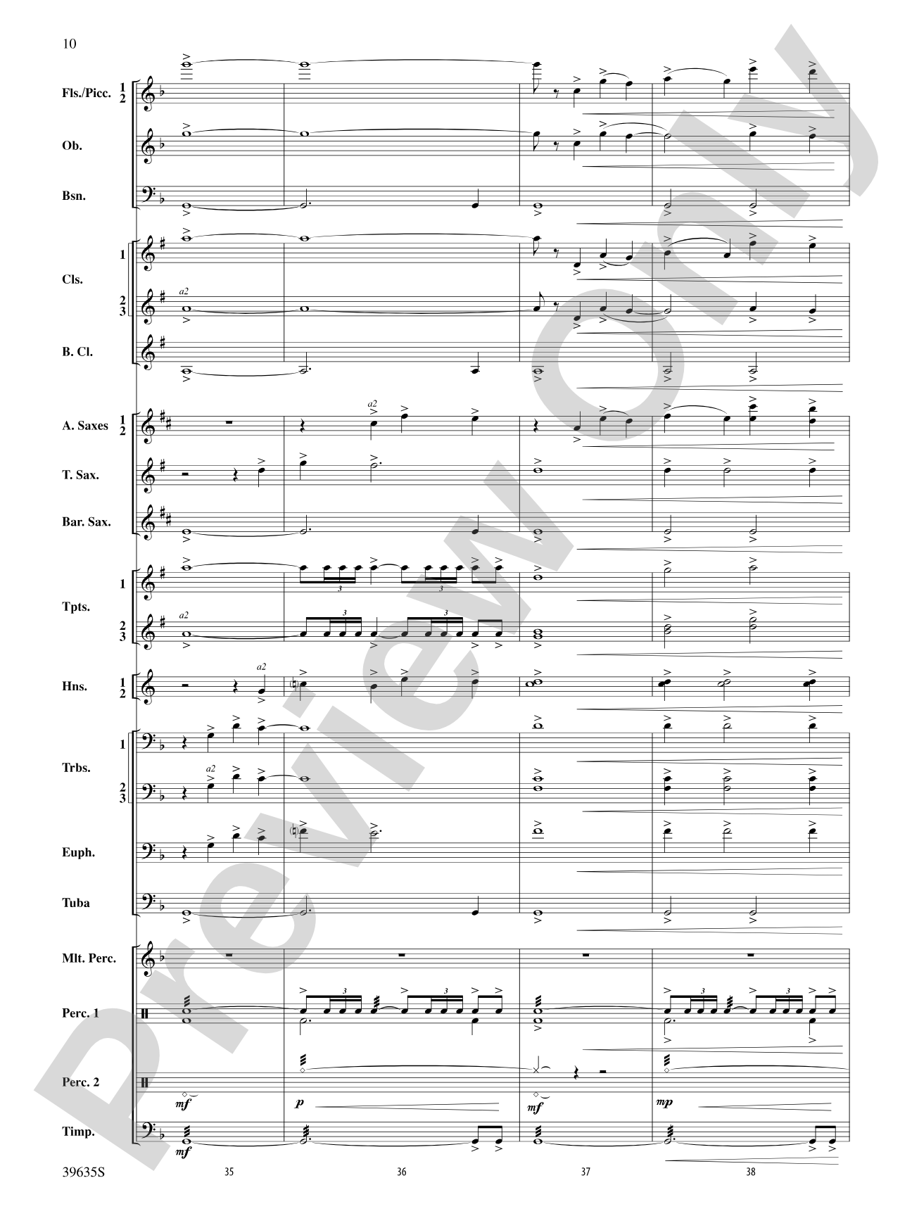 Commemoration Overture: Concert Band Conductor Score & Parts