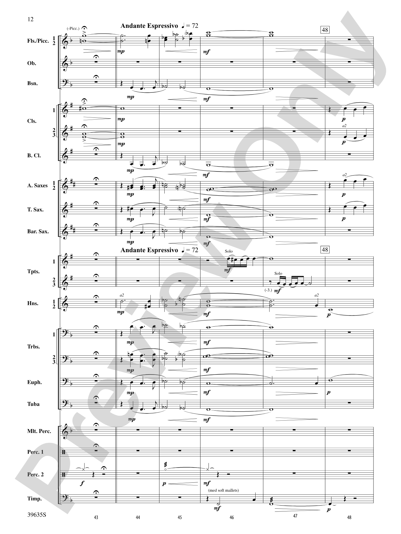 Commemoration Overture: Concert Band Conductor Score & Parts