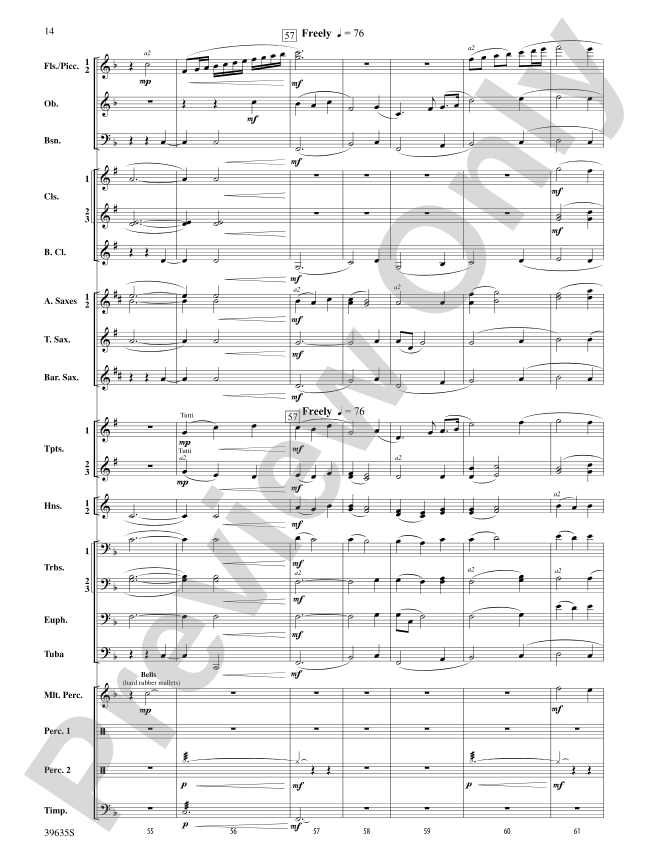 Commemoration Overture: Concert Band Conductor Score & Parts