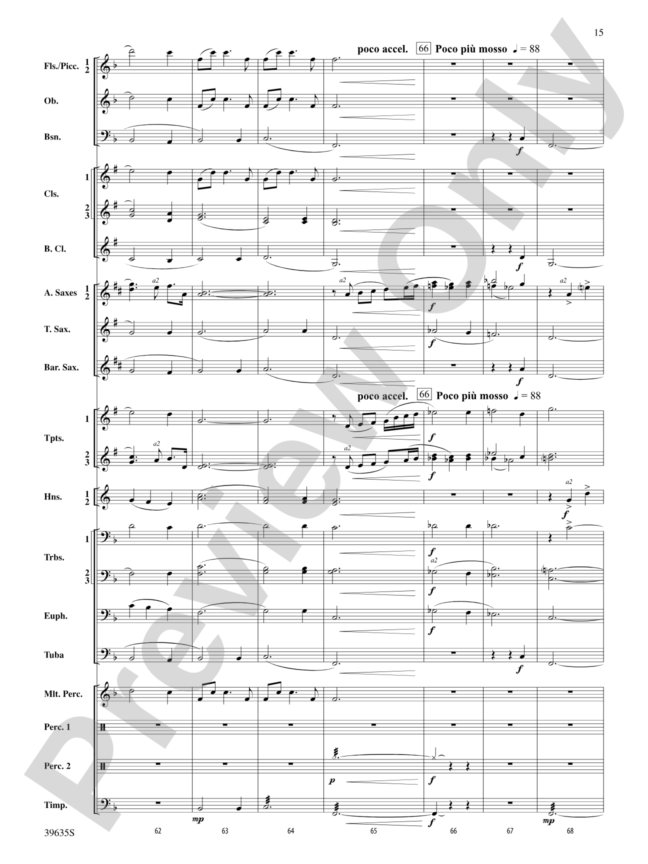 Commemoration Overture: Concert Band Conductor Score & Parts