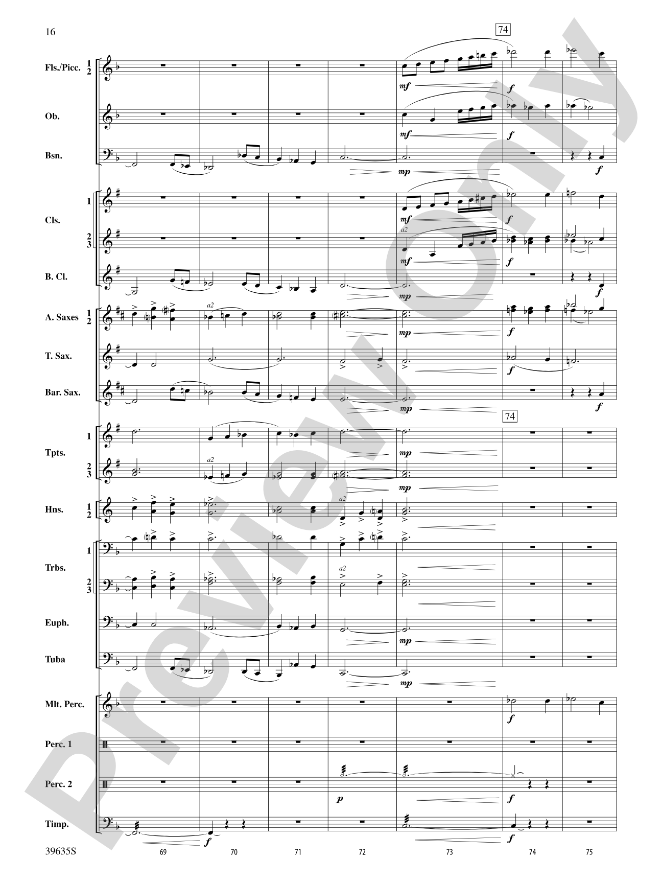 Commemoration Overture: Concert Band Conductor Score & Parts