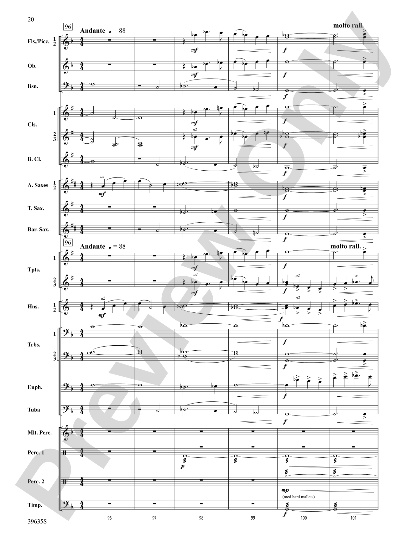 Commemoration Overture: Concert Band Conductor Score & Parts