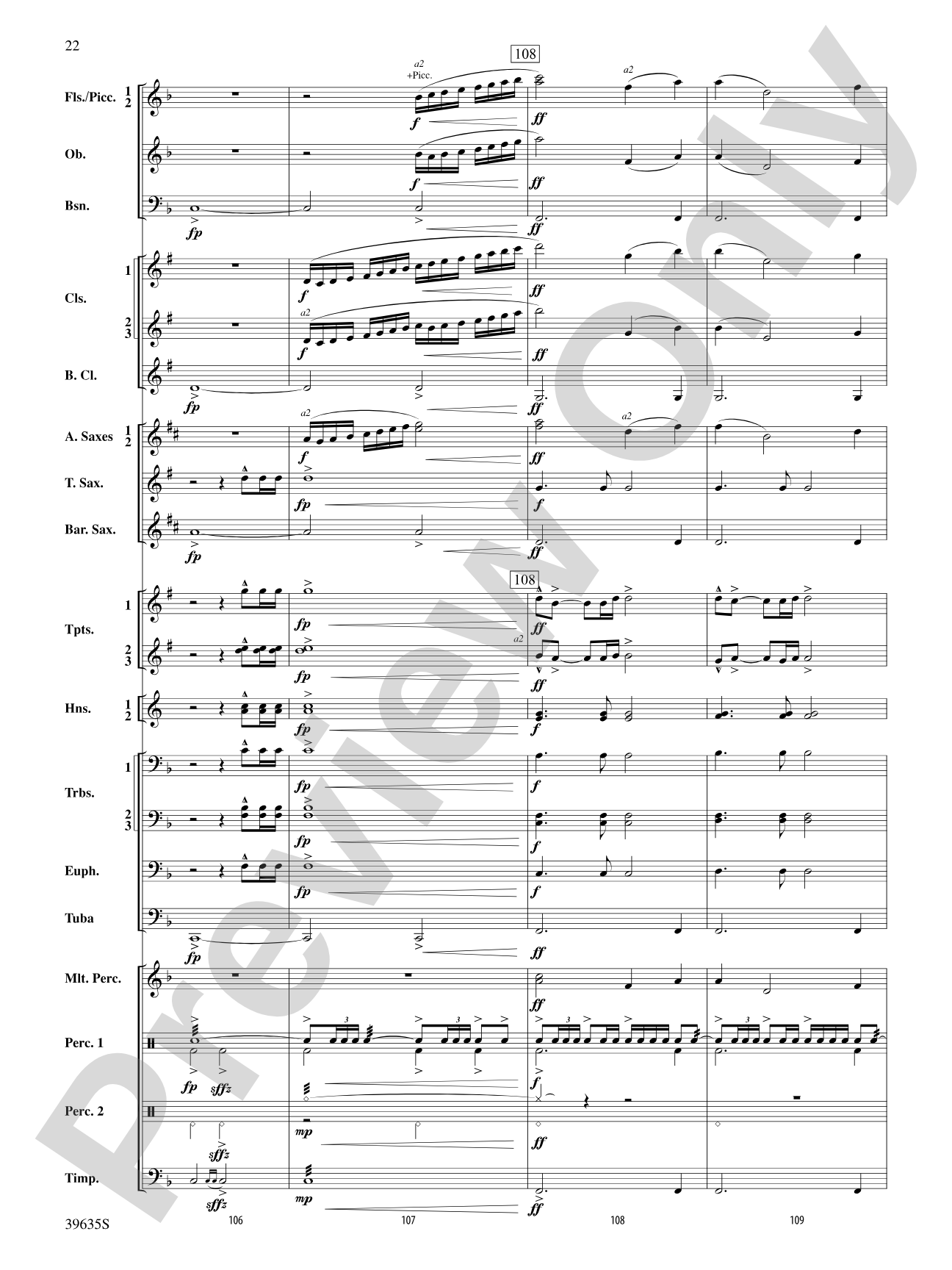 Commemoration Overture: Concert Band Conductor Score & Parts