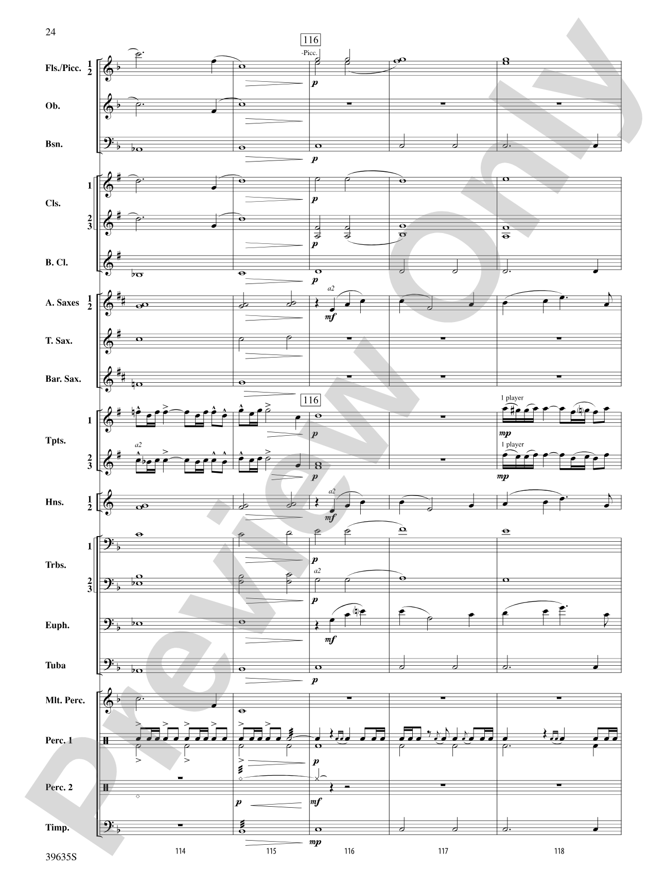 Commemoration Overture: Concert Band Conductor Score & Parts