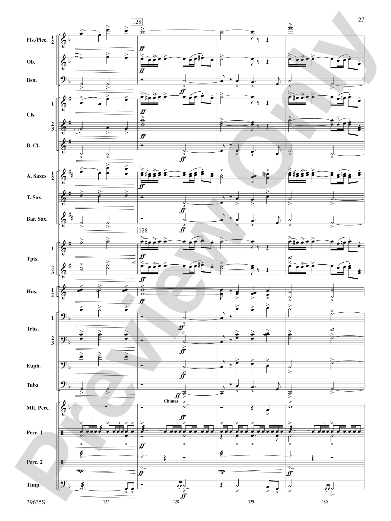 Commemoration Overture: Concert Band Conductor Score & Parts