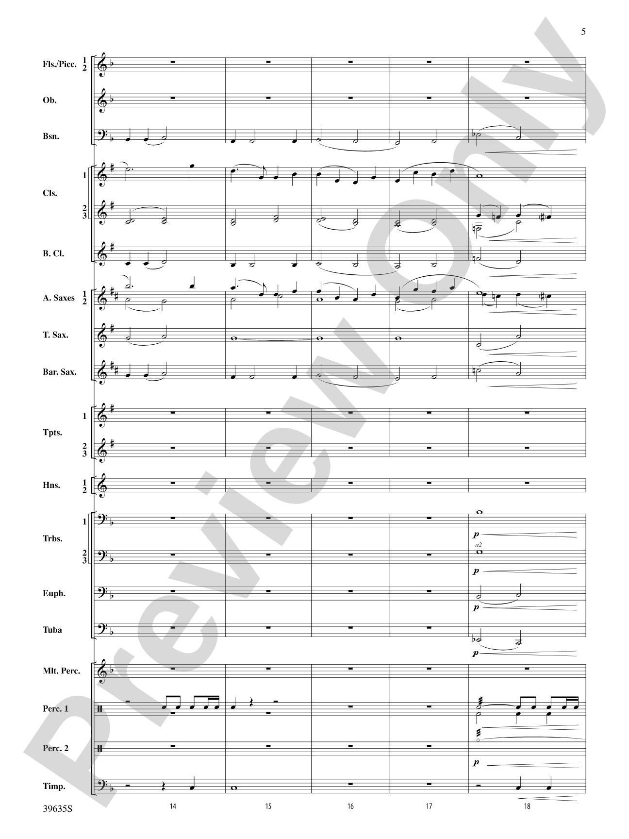 Commemoration Overture: Concert Band Conductor Score & Parts