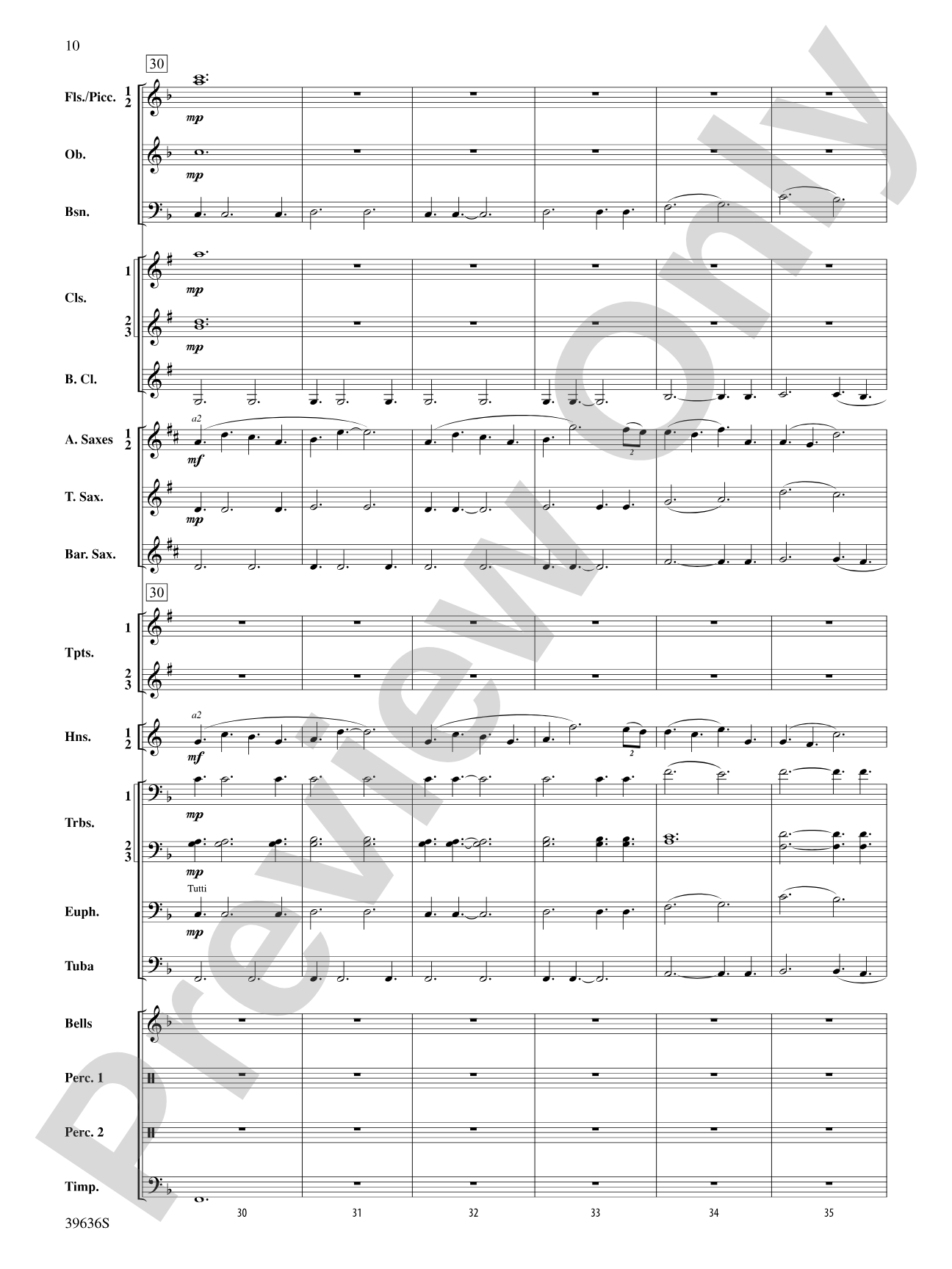 Resurgences: Concert Band Conductor Score & Parts