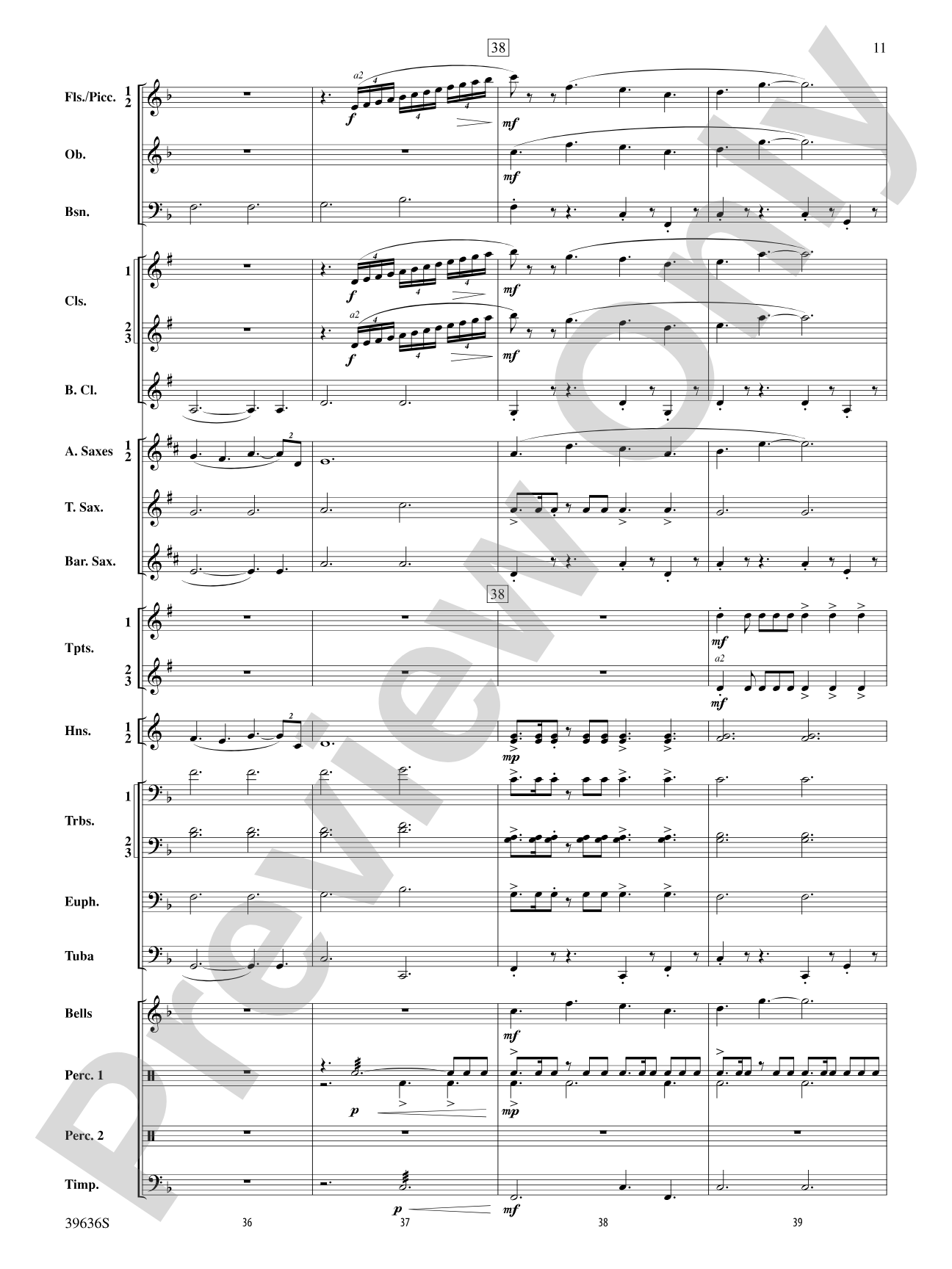Resurgences: Concert Band Conductor Score & Parts