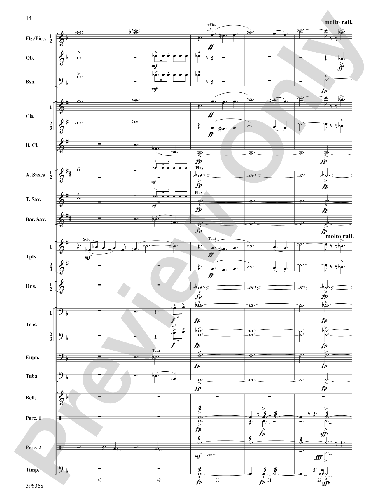 Resurgences: Concert Band Conductor Score & Parts