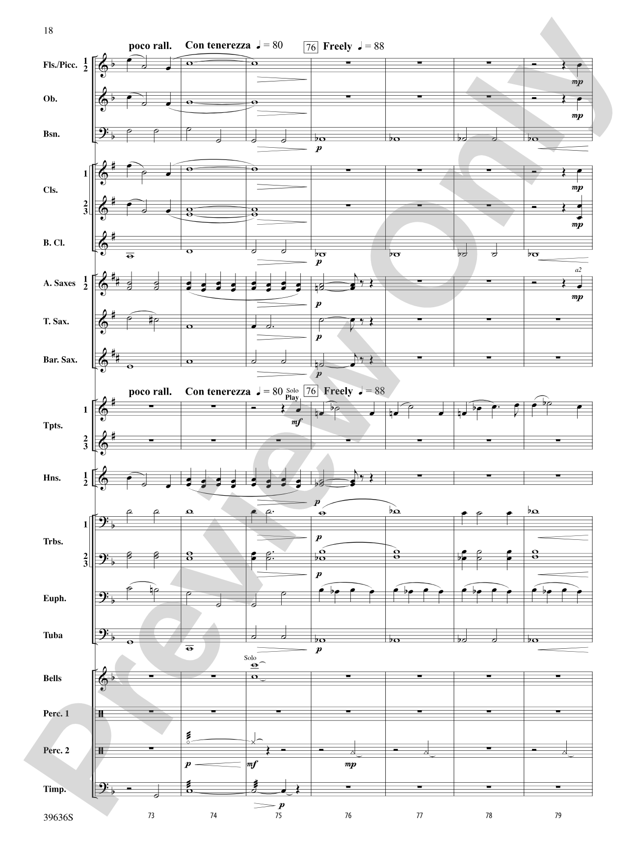 Resurgences: Concert Band Conductor Score & Parts