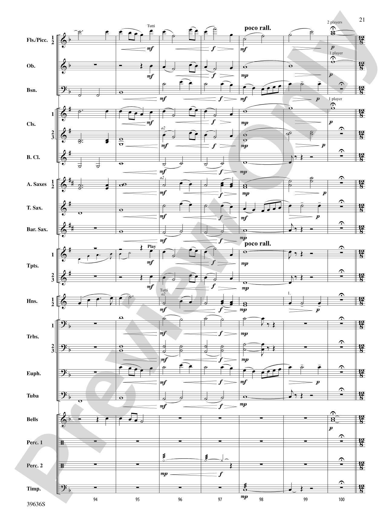 Resurgences: Concert Band Conductor Score & Parts