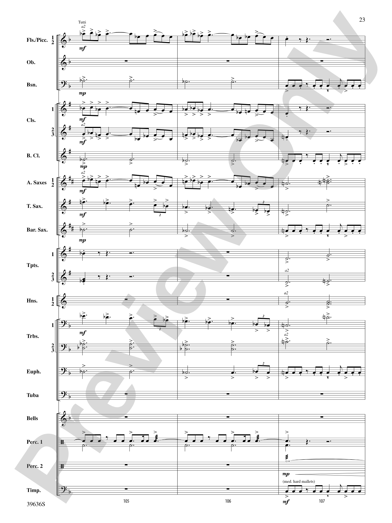 Resurgences: Concert Band Conductor Score & Parts