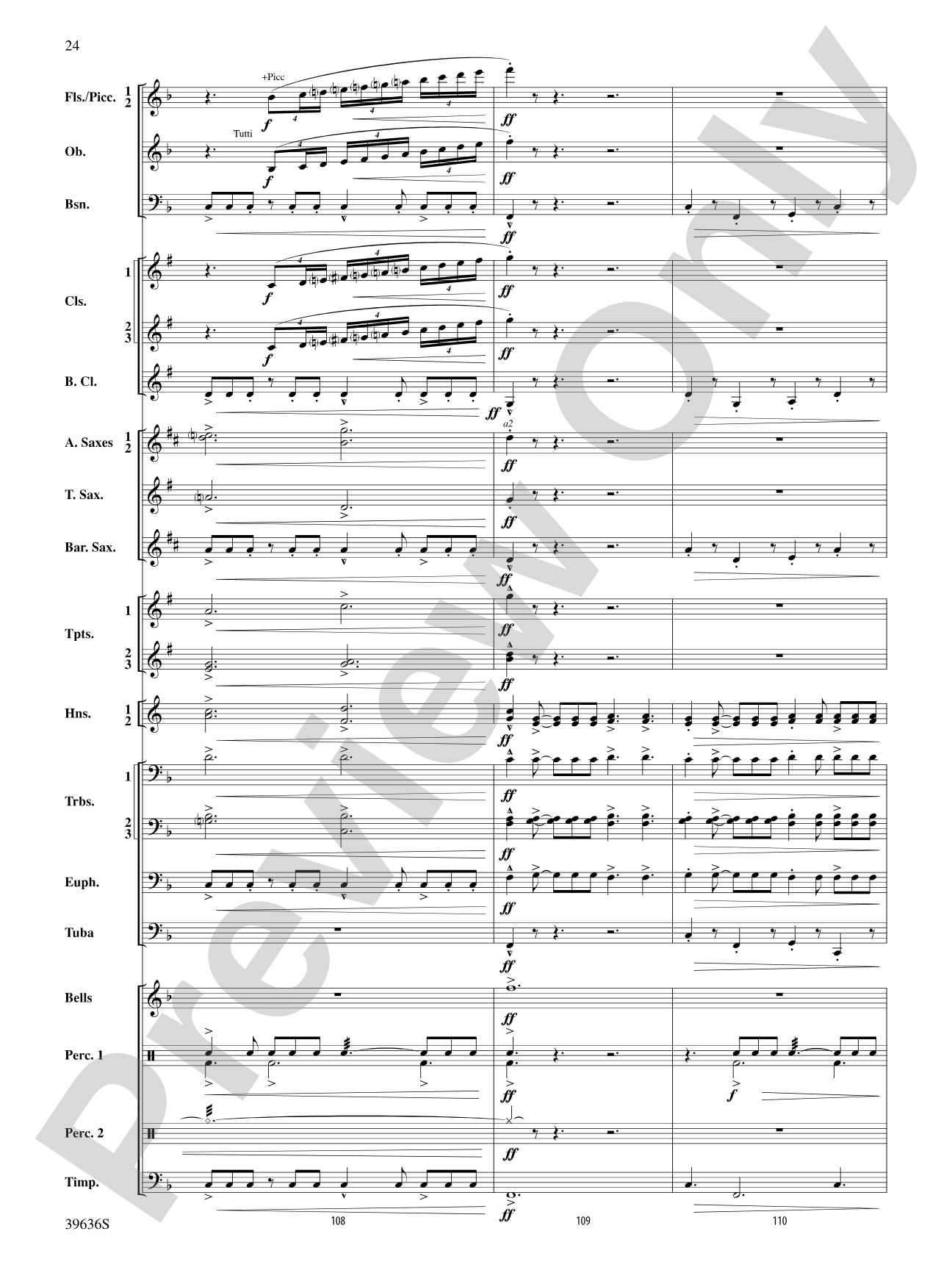 Resurgences: Concert Band Conductor Score & Parts