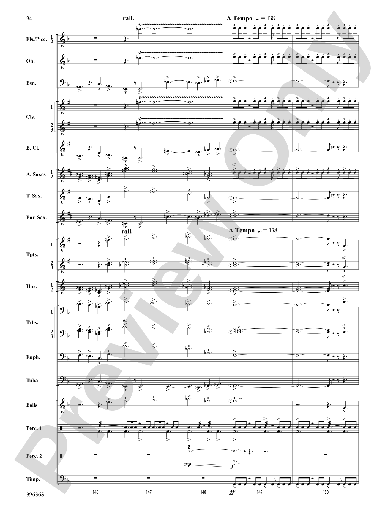 Resurgences: Concert Band Conductor Score & Parts