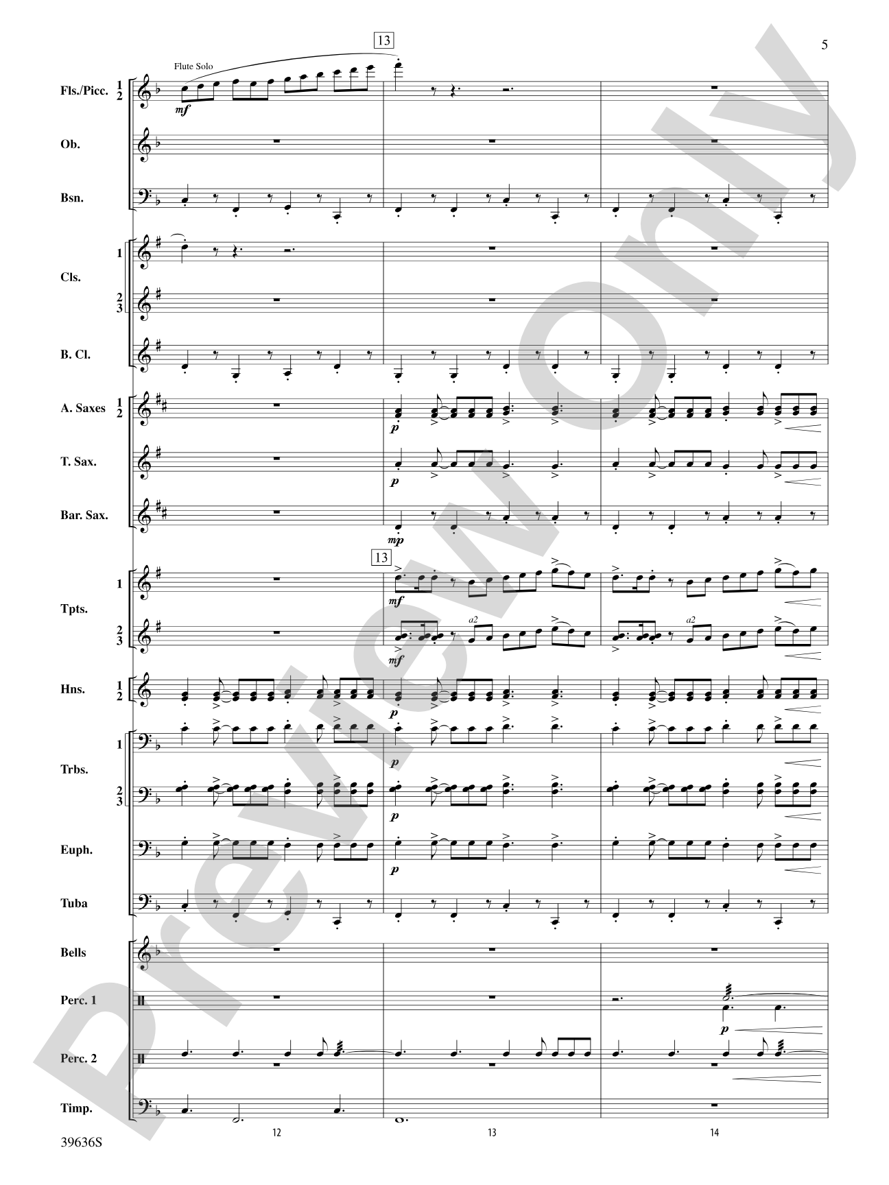 Resurgences: Concert Band Conductor Score & Parts