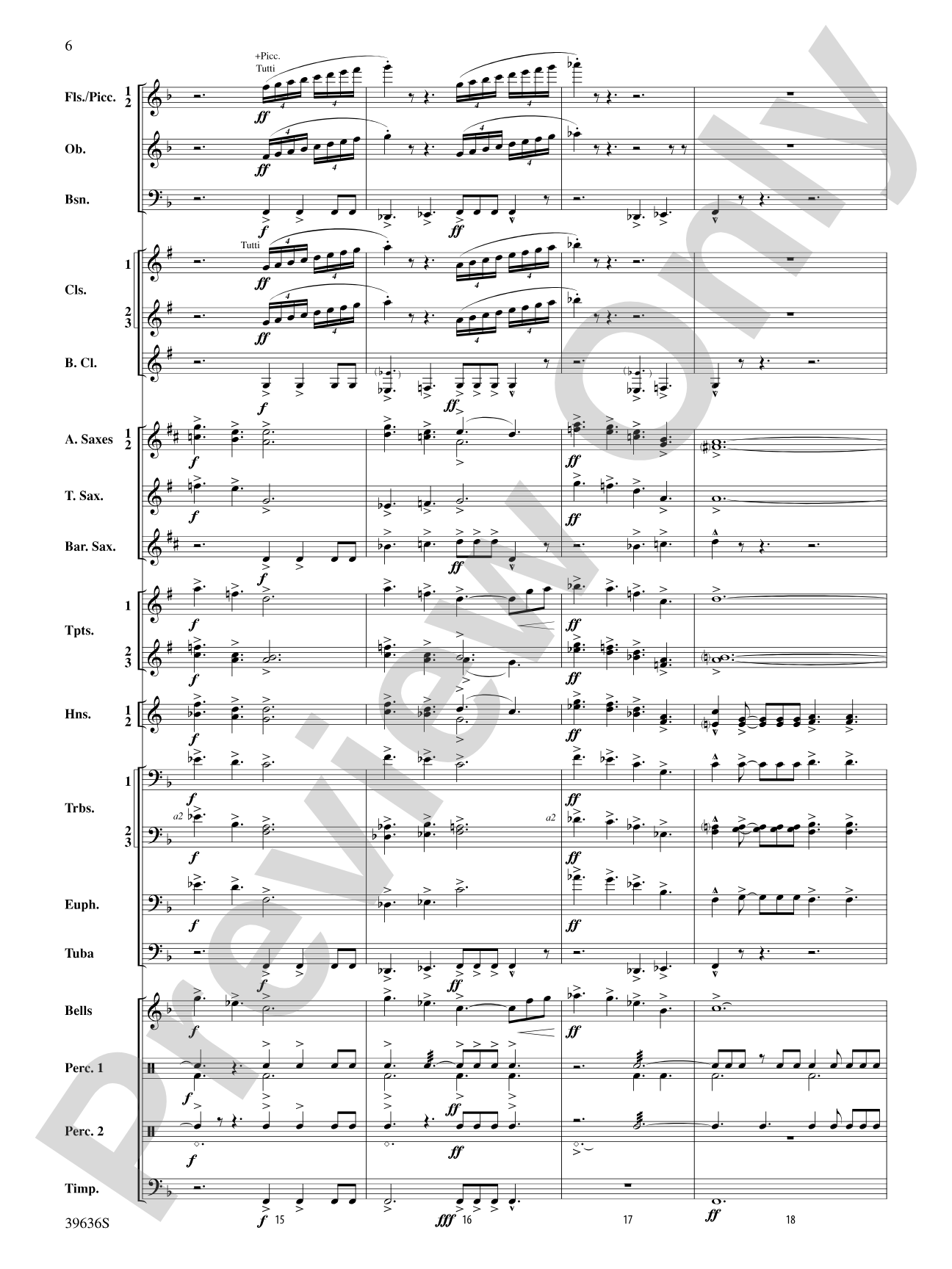 Resurgences: Concert Band Conductor Score & Parts