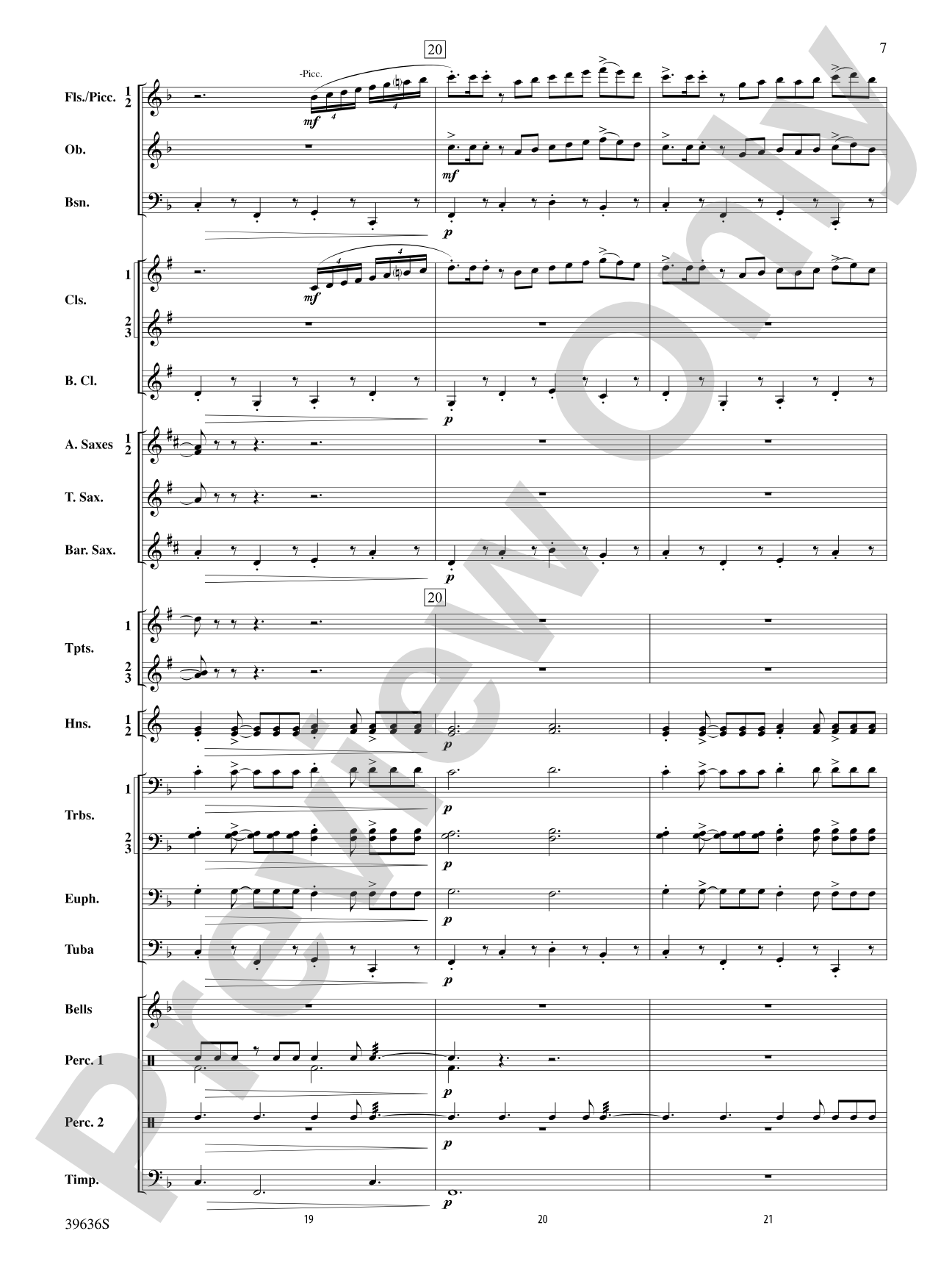 Resurgences: Concert Band Conductor Score & Parts