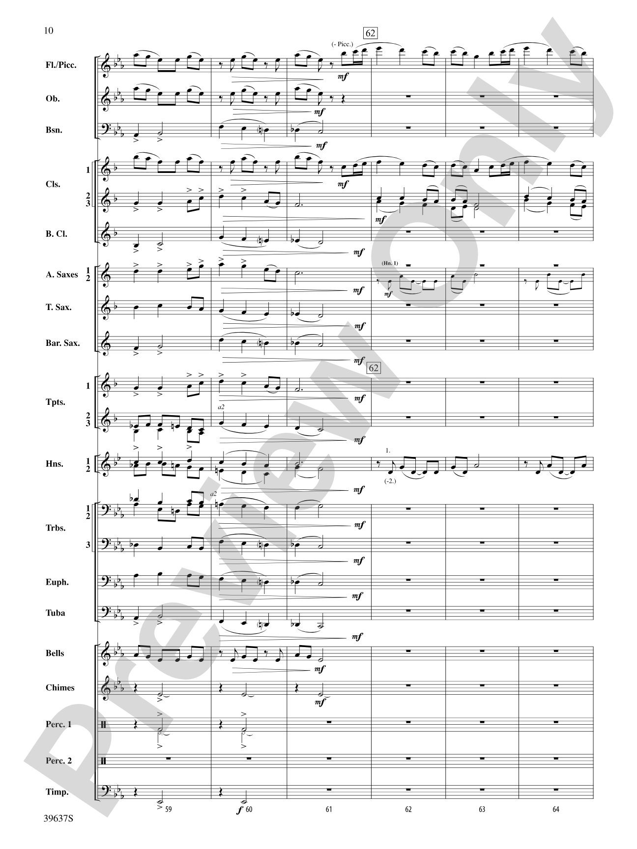 A Blessed Hymn: Concert Band Conductor Score & Parts