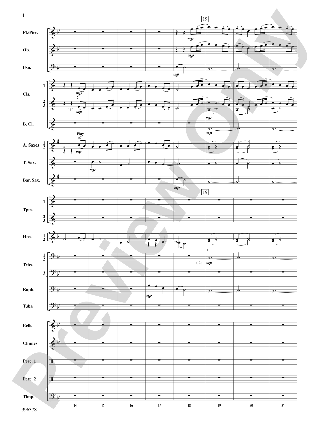 A Blessed Hymn: Concert Band Conductor Score & Parts