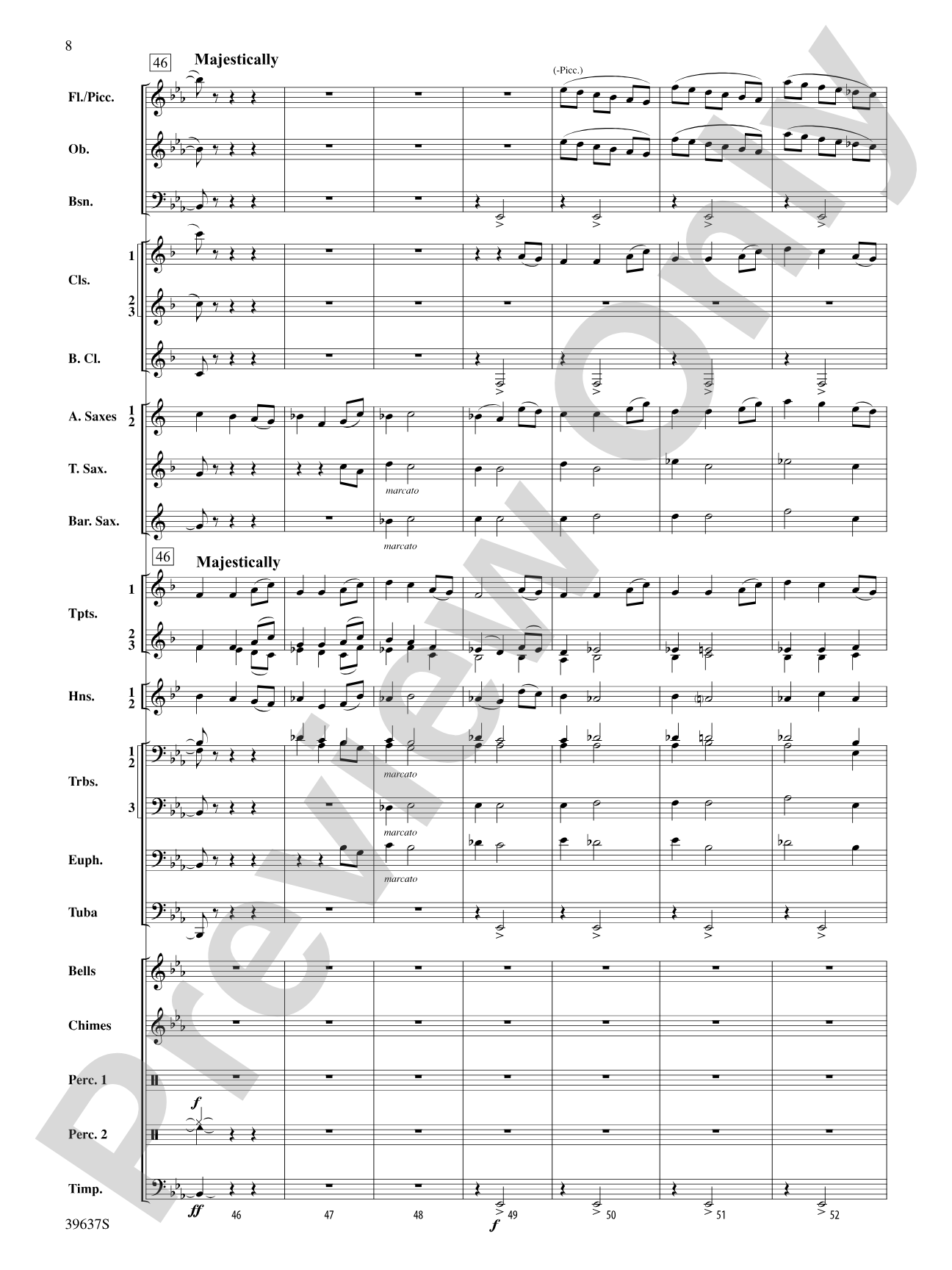 A Blessed Hymn: Concert Band Conductor Score & Parts