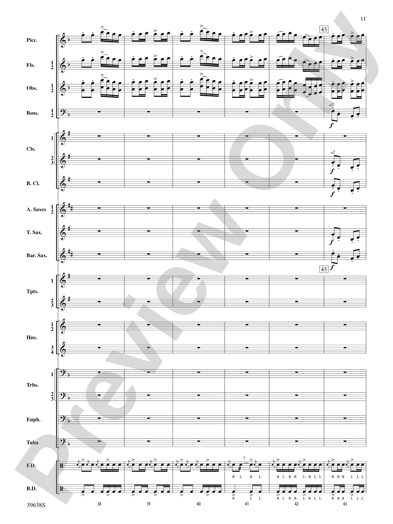 Field Ayres: Concert Band Conductor Score & Parts