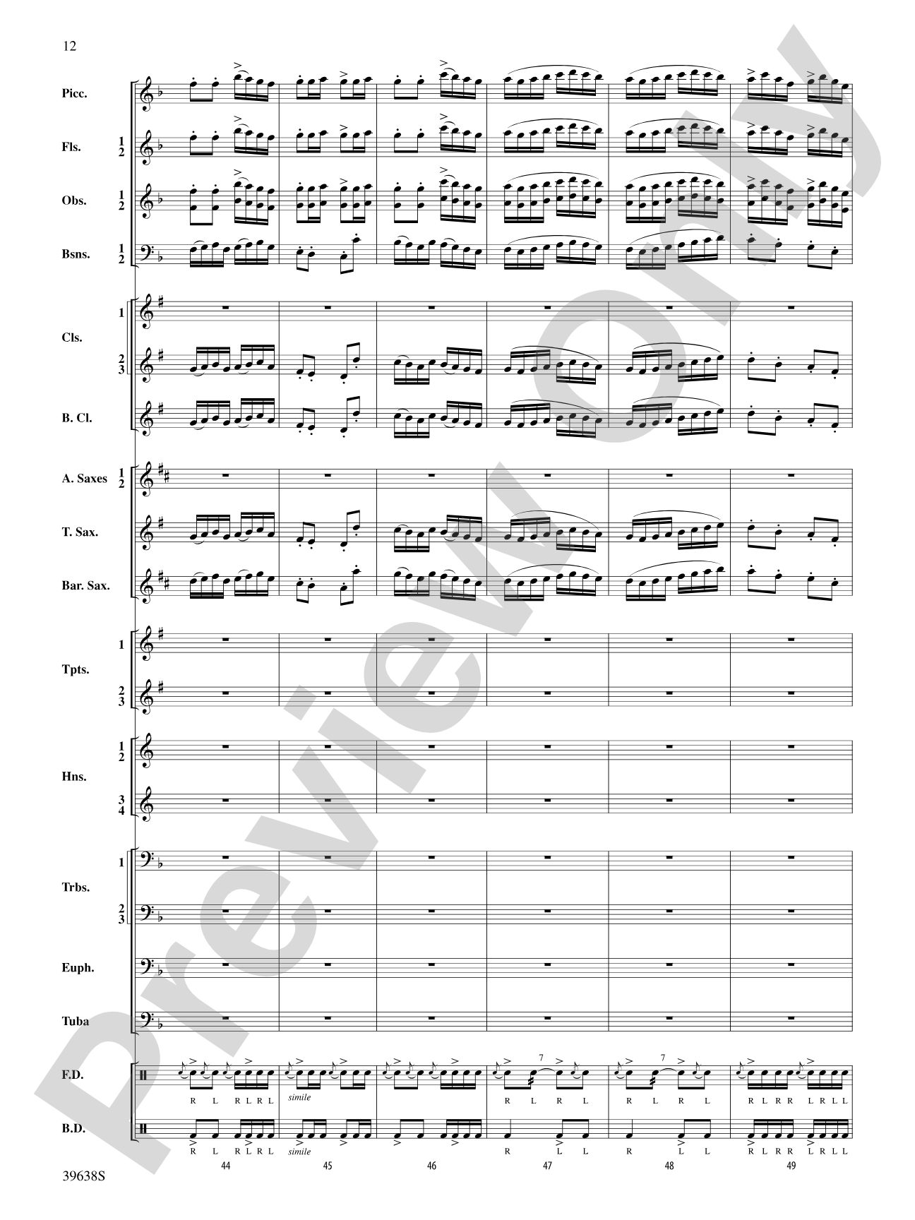Field Ayres: Concert Band Conductor Score & Parts