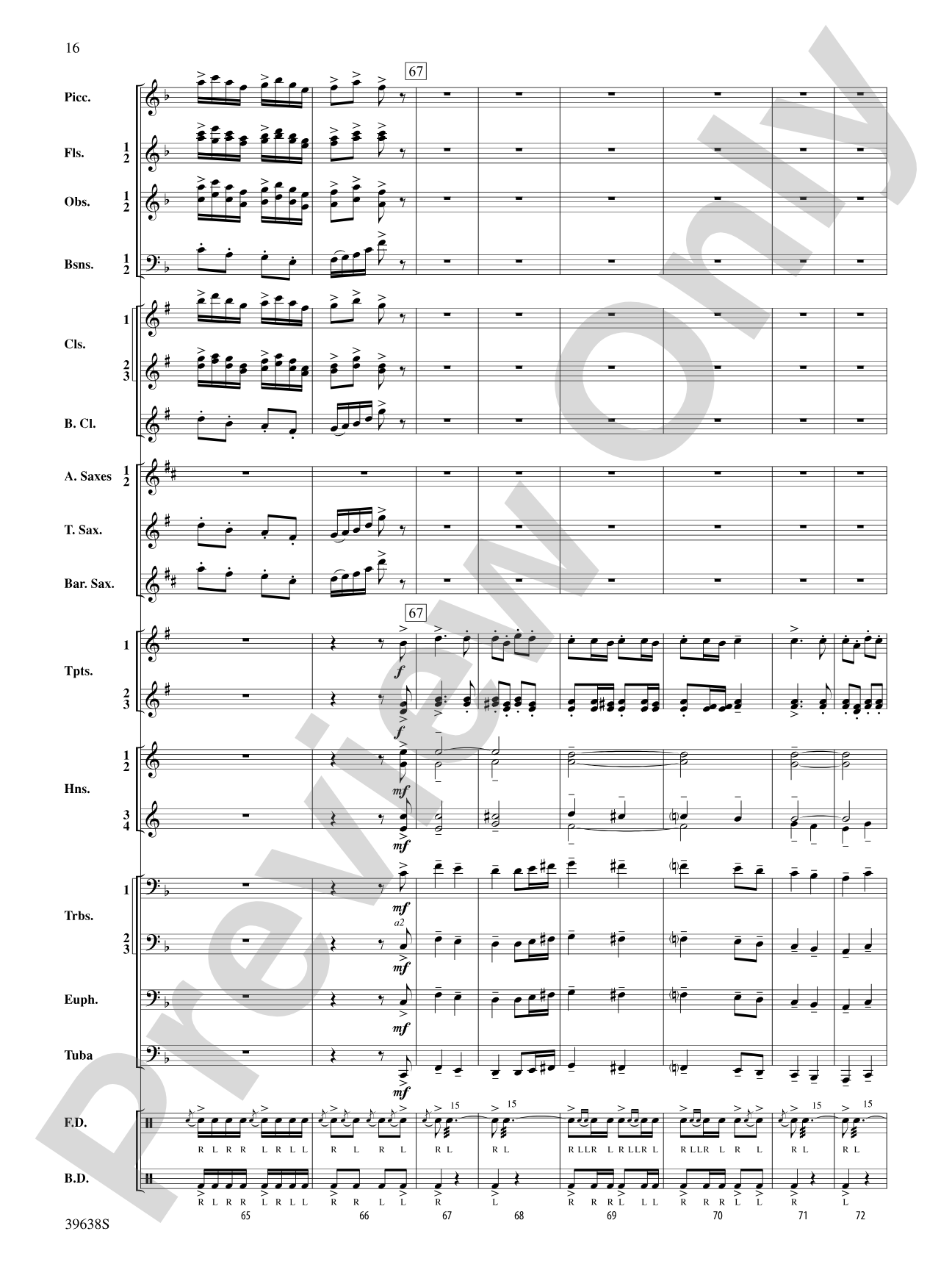 Field Ayres: Concert Band Conductor Score & Parts