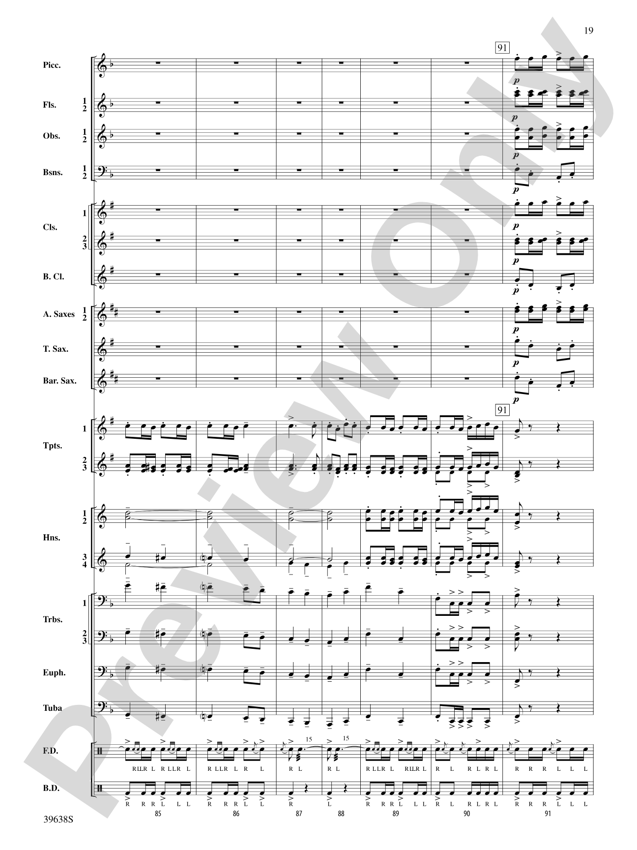 Field Ayres: Concert Band Conductor Score & Parts