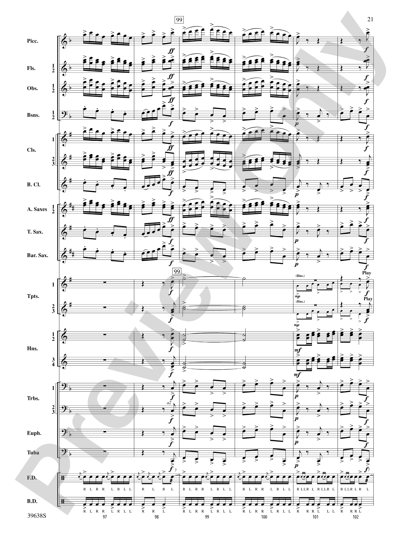 Field Ayres: Concert Band Conductor Score & Parts