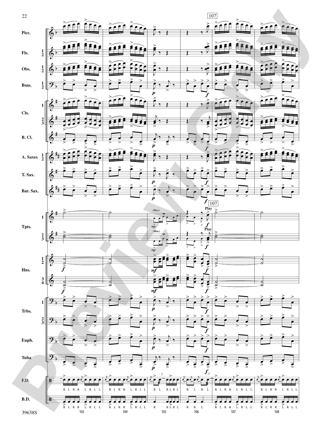 Field Ayres: Concert Band Conductor Score & Parts
