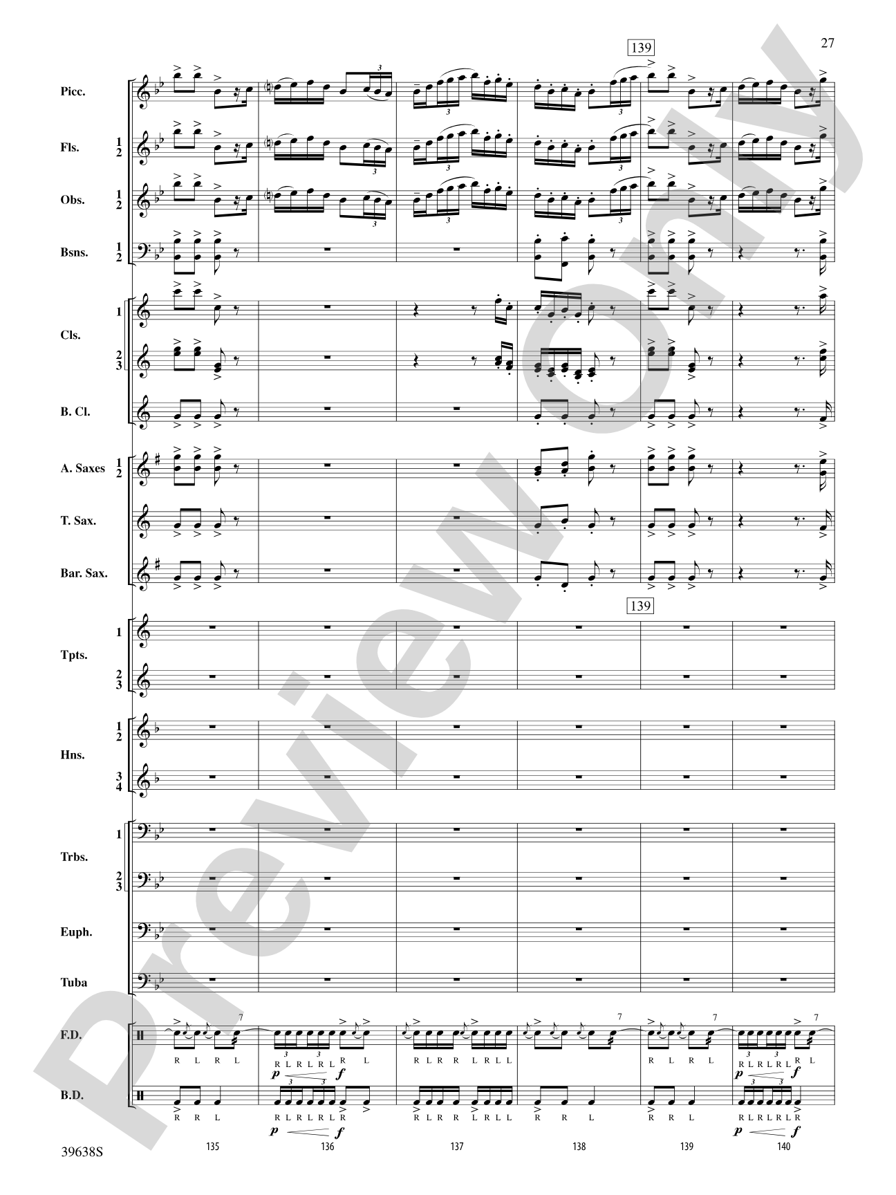 Field Ayres: Concert Band Conductor Score & Parts