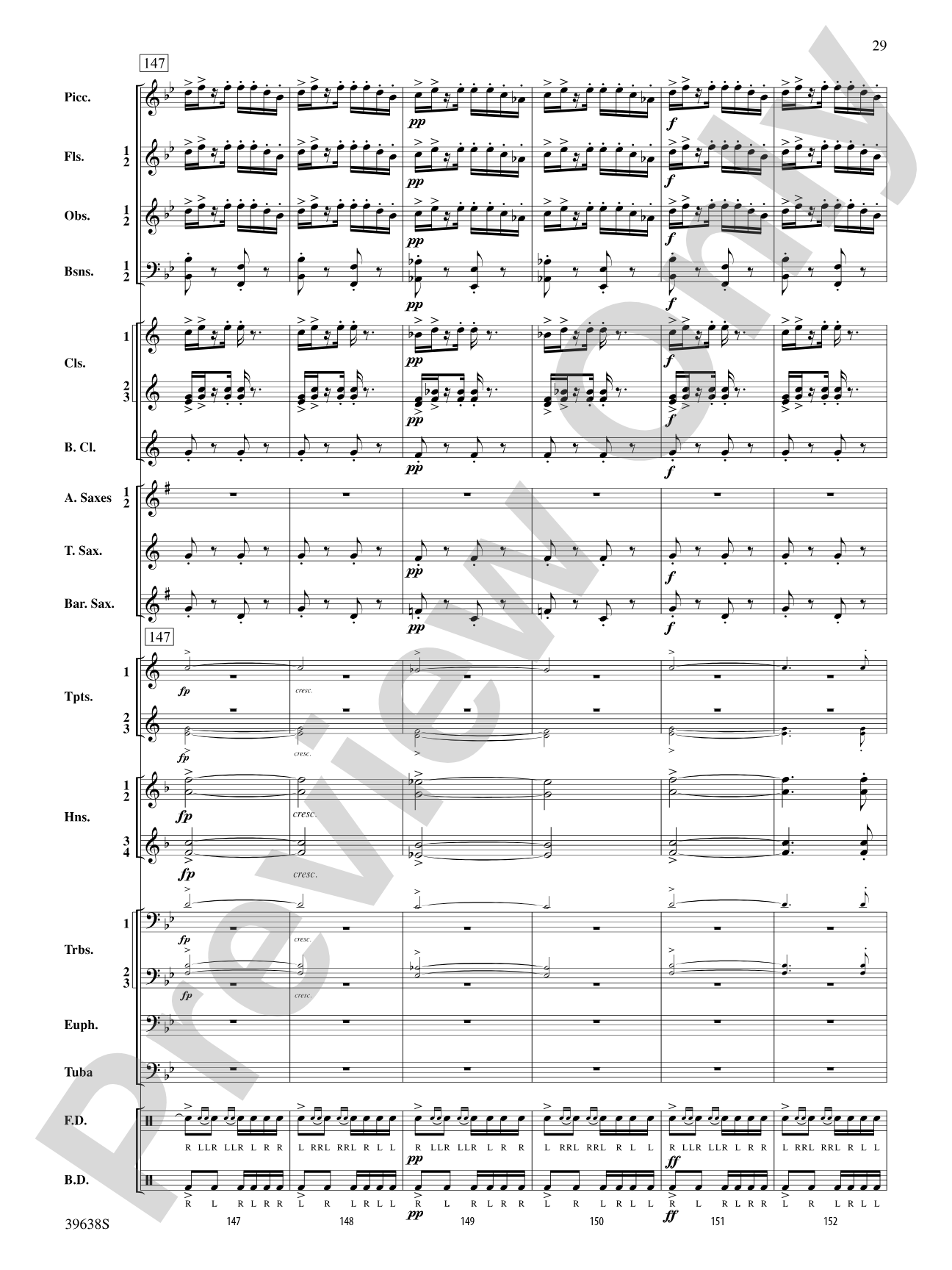 Field Ayres: Concert Band Conductor Score & Parts